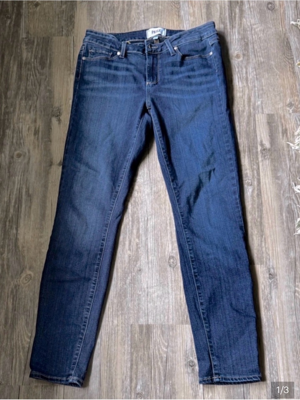 Paige Denim Verdugo Ankle Skinny Leg Jeans Size 28